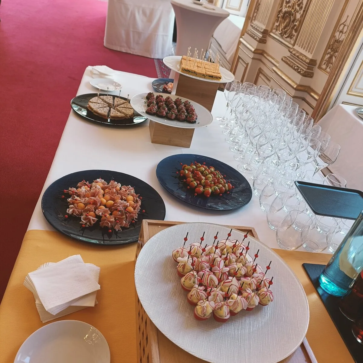 Buffet salé palace — réalisation Chef Farah